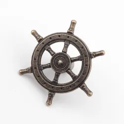 Volant pivotant - bouton antique - poignée de meubles - 54m m