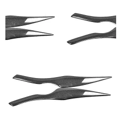 PegatinasPegatinas de cejas de coche para 2005 - 2011 BMW E90 E91 4DR - fibra de carbono