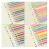 Fluorescent - värikäs - geelipiirustuskynät 24 / 48 pc