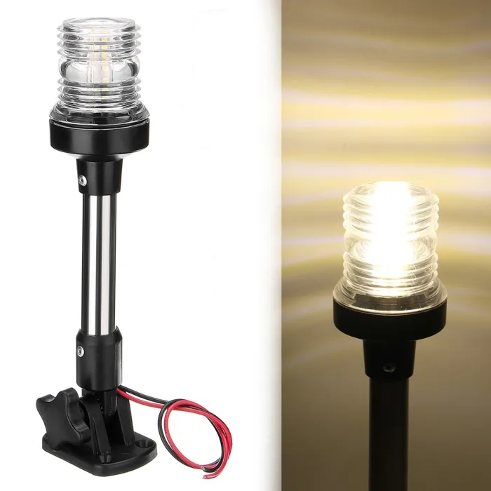 12-24V - taitettu alas - LED navigointivalo veneelle ja jahti - 25 cm