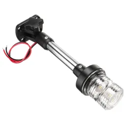 12-24V - taitettu alas - LED navigointivalo veneelle ja jahti - 25 cm