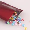 Aluminium färgglada väskor - återvinningsbara - varm tätning - 100 st