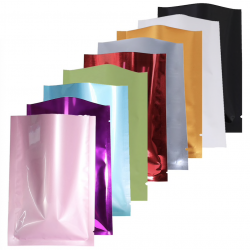 Variedad de tamaos bolsa de embalaje reciclable sellado trmico bolsa de vaco de papel de aluminio