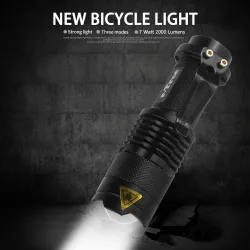 7W 2000L - 3 mode - Q5 LED - lampe à vélo - étanche