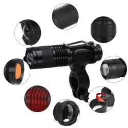 Luces7W 2000L - 3 mode - Q5 LED - lámpara de luz de bicicleta - impermeable