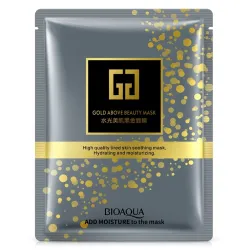 BIOAQUA Guld - hydratisering - fuktgivande ansiktsmask