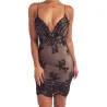 Sexy - sequin mini robe