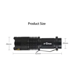 Luces7W 2000L - 3 mode - Q5 LED - lámpara de luz de bicicleta - impermeable