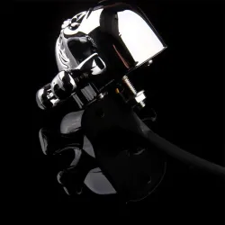 Luces de girocabeza del cráneo de Chrome - LED - luces de señal de motocicleta - indicadores para Honda Yamaha Harley Chopper...