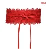 Leather & lace - elegant wide belt