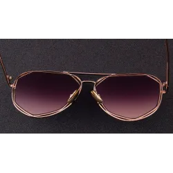 Twin-beams beläggning spegel - solglasögon - unisex