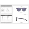 Gafas de solGafas de plástico transparentes - unisex
