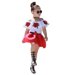 Skirt & Top - Flickornas set