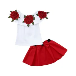 Skirt & top - tyttöjen sarja