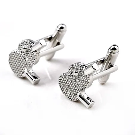 Table tennisraketti - hopea cufflinks