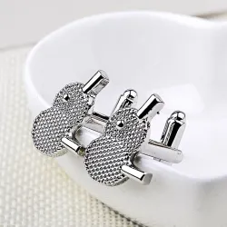 Bordtennisracket - Silver Cufflinks
