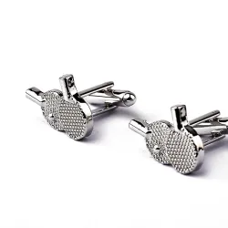 Bordtennisracket - Silver Cufflinks