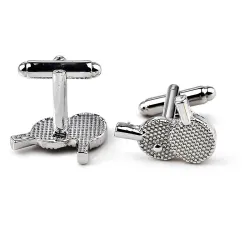 Table tennisraketti - hopea cufflinks