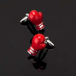 Luvas de boxe vermelho - punhos