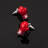GemelosGuantes de boxeo rojo - gemelos