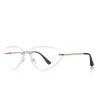Cat eye - rimless sunglasses - UV400Sunglasses