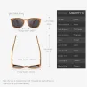 Retro - handgemaakte houten zonnebril - unisexZonnebril