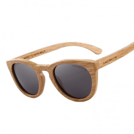 Retro - handmade wooden sunglasses - unisex
