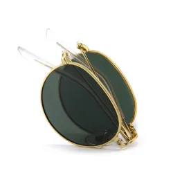 Retro - foldable - oval sunglasses - unisex