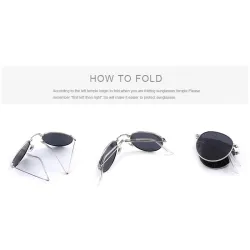 Gafas de solRetro - plegable - gafas de sol ovaladas - unisex