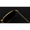 Retro - składane - owalne okulary przeciwsłoneczne - unisexOkulary Przeciwsłoneczne