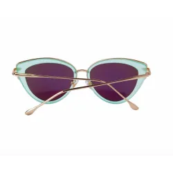 Retro Katzenauge - Aluminiumrahmen - ovale Sonnenbrille - UV400