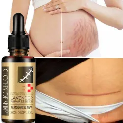 Lavendel massage olja - ärr borttagning - anti akne - hyaluronsyra serum