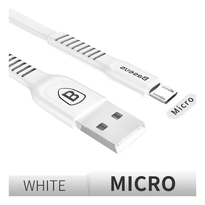 Baseus - charge rapide - câble de données micro USB plat