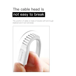 Baseus - fast charging - flat micro USB data cableKabels