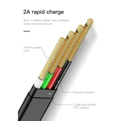CablesBaseus - carga rápida - cable de datos micro USB