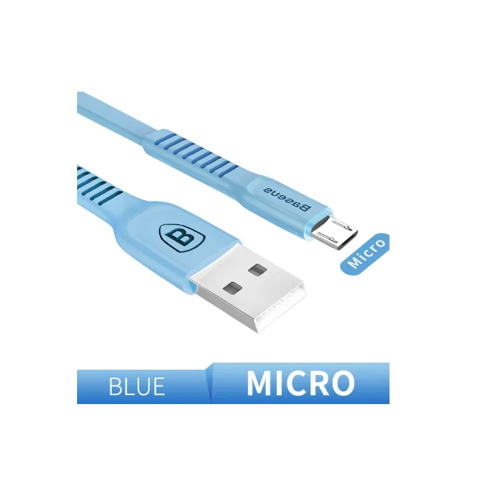 Baseus - fast charging - flat micro USB data cable