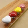 MueblesCorazón de cerámica - mango de muebles - cubo