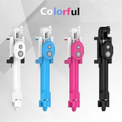 Tripod Bluetooth selfie -painiketta älypuhelimella