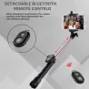 Tripod Bluetooth selfie -painiketta älypuhelimella