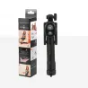 Tripod Bluetooth selfie -painiketta älypuhelimella
