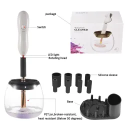 Machine de nettoyage de brosse de maquillage électrique