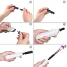 Electric makeup brush cleaning machine