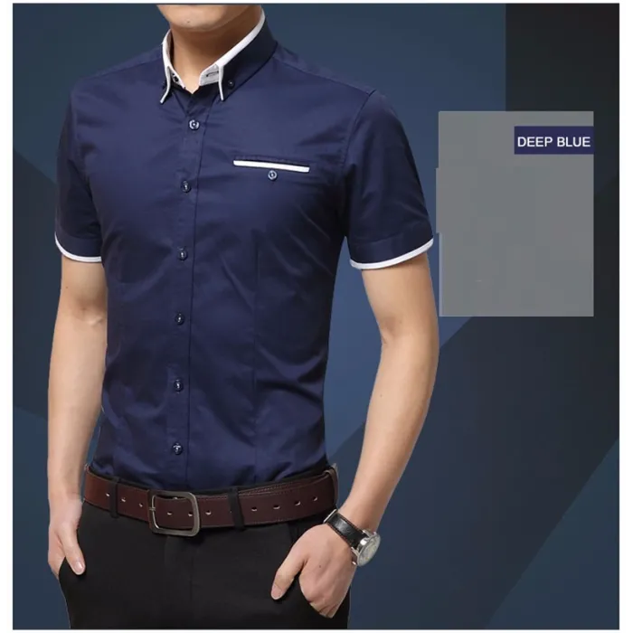 Chemise élégante manches courtes