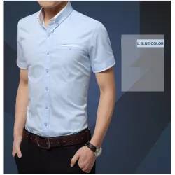 Chemise élégante manches courtes