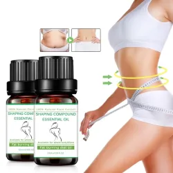 Huile de massage essentielle naturelle - minceur - brûlure de graisse - 2 pcs