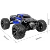 BSD Racing BS810T 1/8 2.4G 4WD 70km/h 4S Brushless Rc Car - Electric Off-Road Truck - Modello RTR