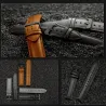 Ropa inteligenteBanda de reloj de cuero con hebilla negra para Xiaomi Huami Amazfit Bip