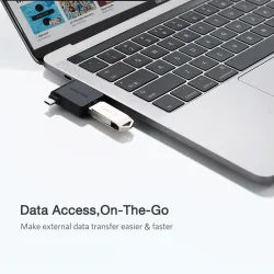 CablesAdaptador de cable Ugreen 2 en 1 OTG - micro USB - tipo C a USB