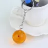 Bola com estrela - chaveiro