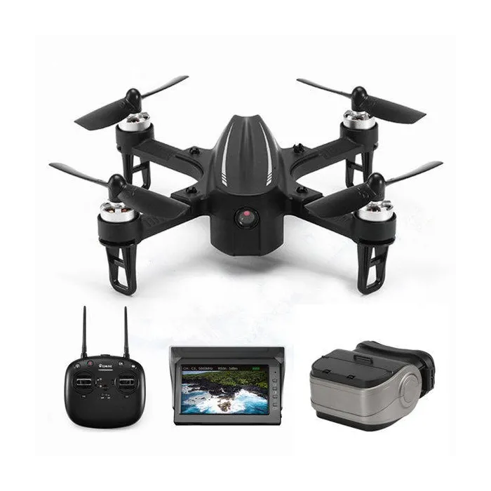 DronesCadana EX2mini Brushless 5.8G FPV - RC Drone Quadcopter RTF - Con cámara + Monitor FPV + Vidrios - Modo 2 (Grupo de man...